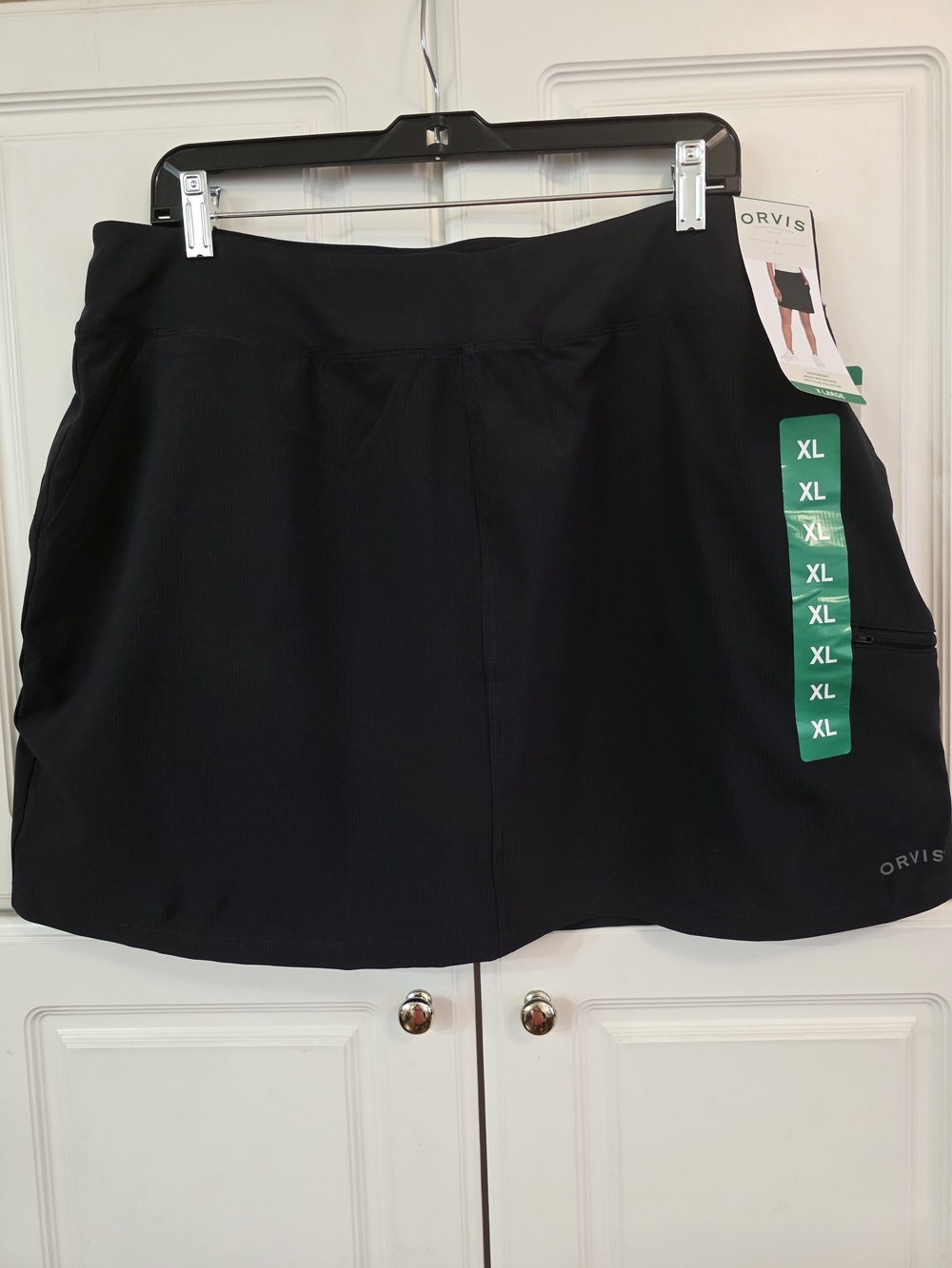 NWT Orvis Women's Black Active Skort - XL